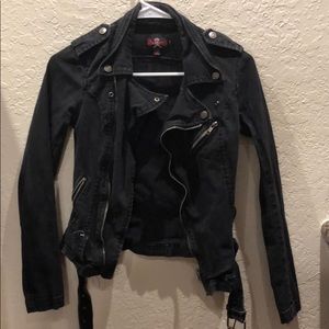 Punk black “biker” jacket